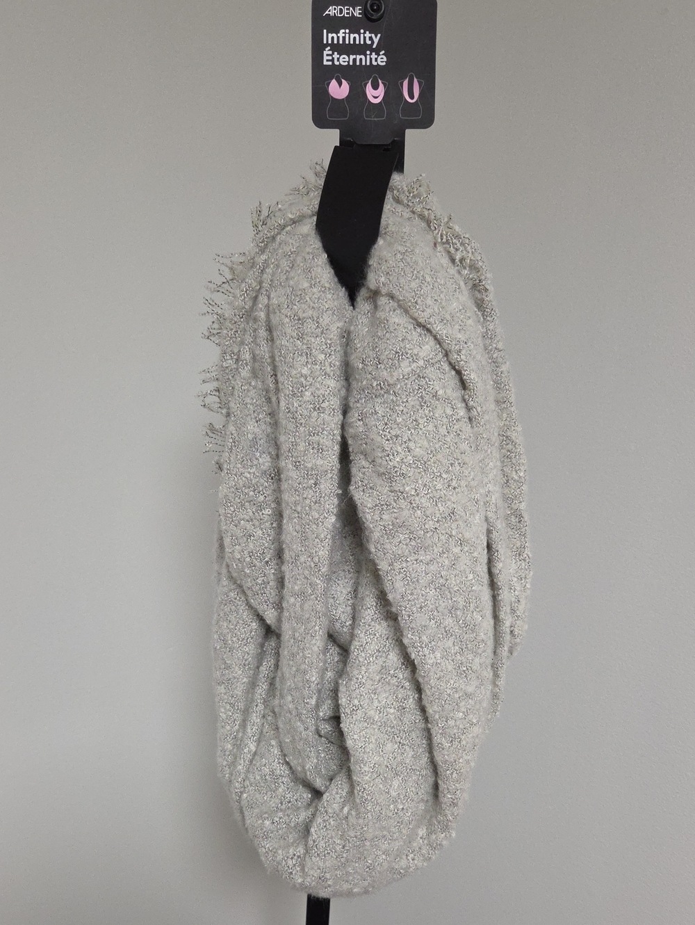 Ardene Bouclé Knit Infinity Loop Scarf